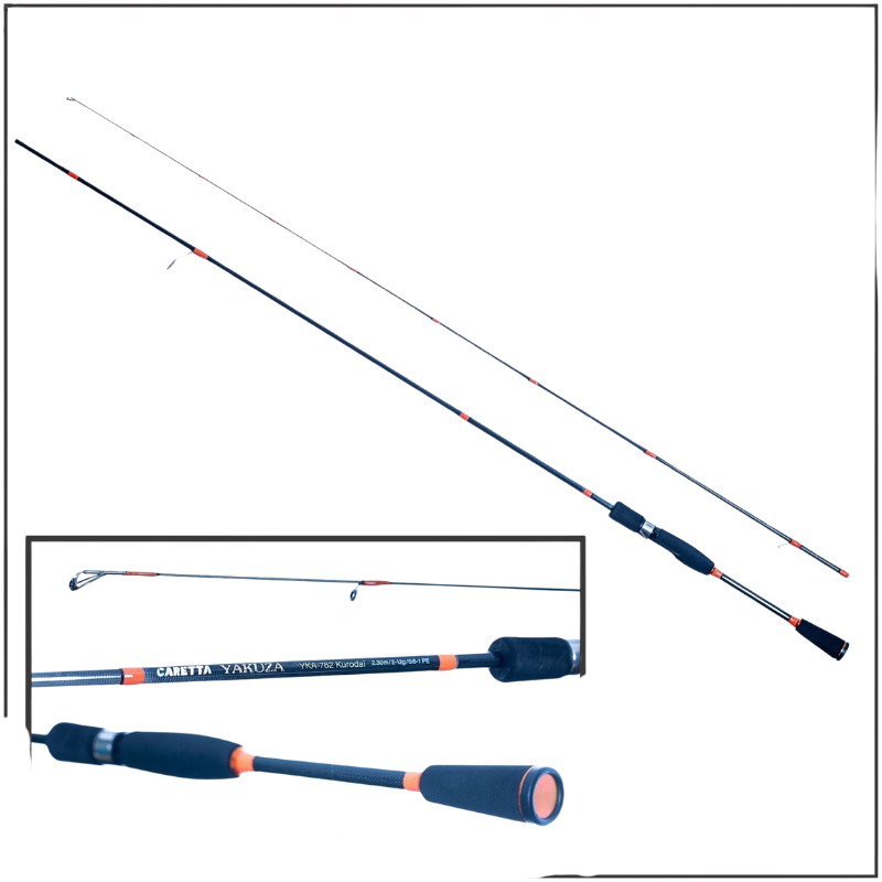 Caretta Yakuza Kurodai 2-12g 2.30m 0.6-1 Pe Lrf Kamışı