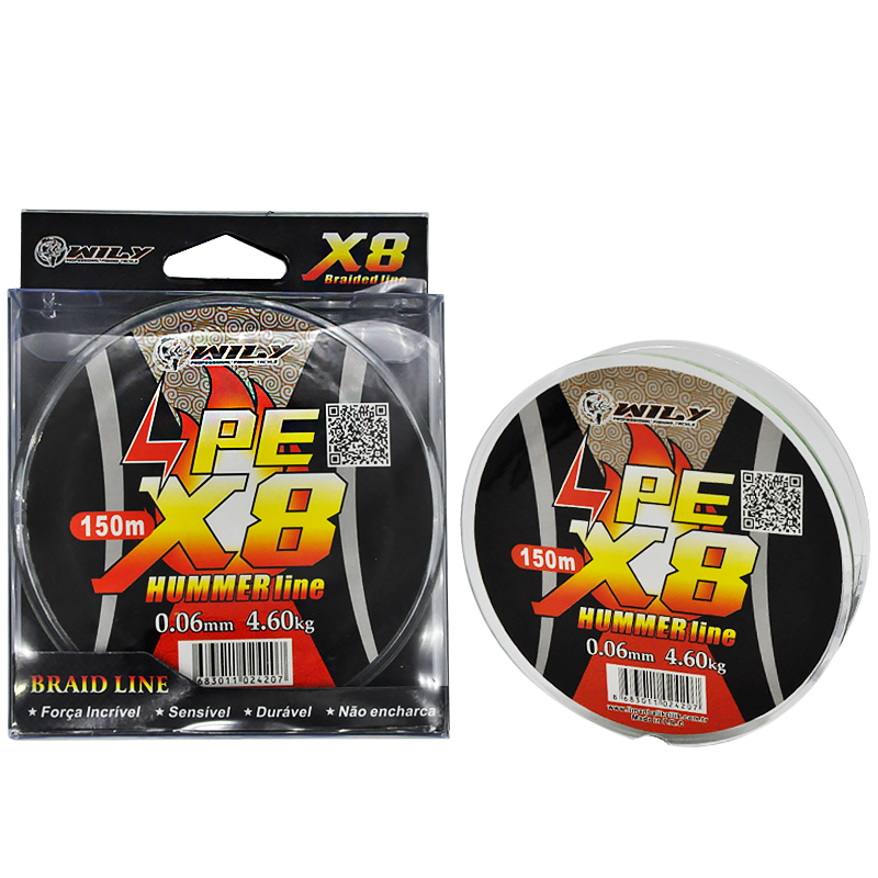 Wily Hummer 8 Kat İp Misina 150 Metre Yeşil