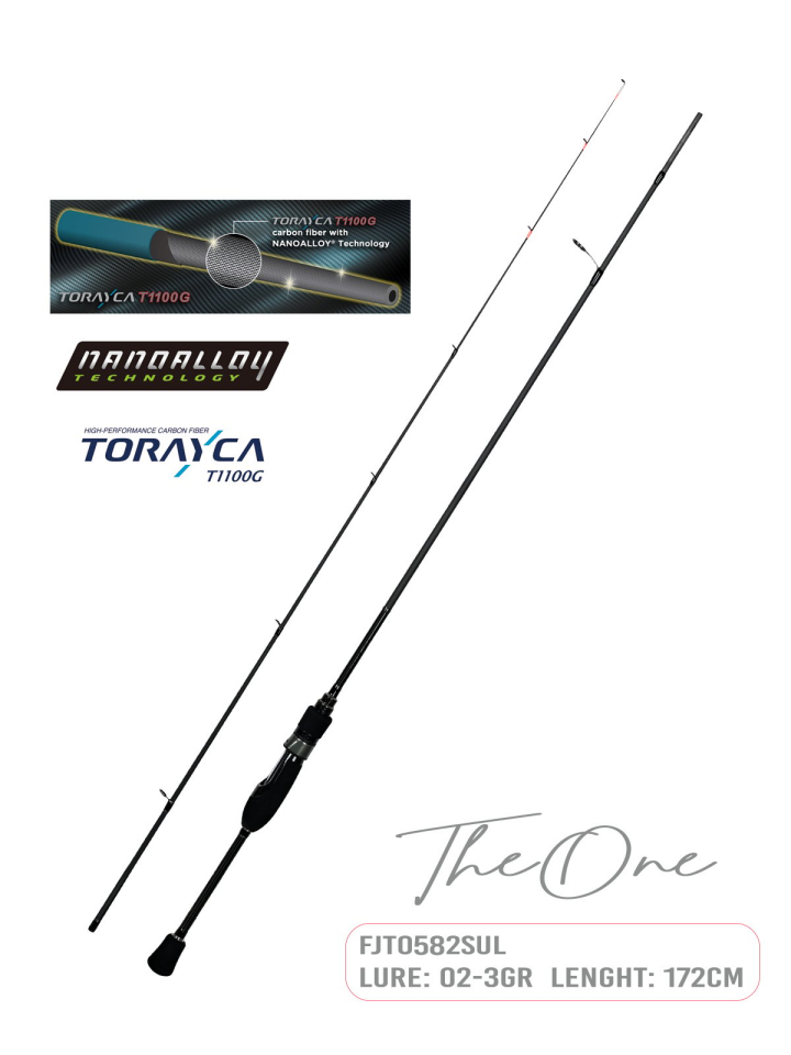 Fujin TheOne 172cm 02-3gr LRF Kamışı 582SUL