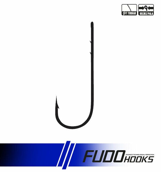 Fudo 6101 Worm SSB Siyah Nikel Uzun Konç Tırnaklı İğne