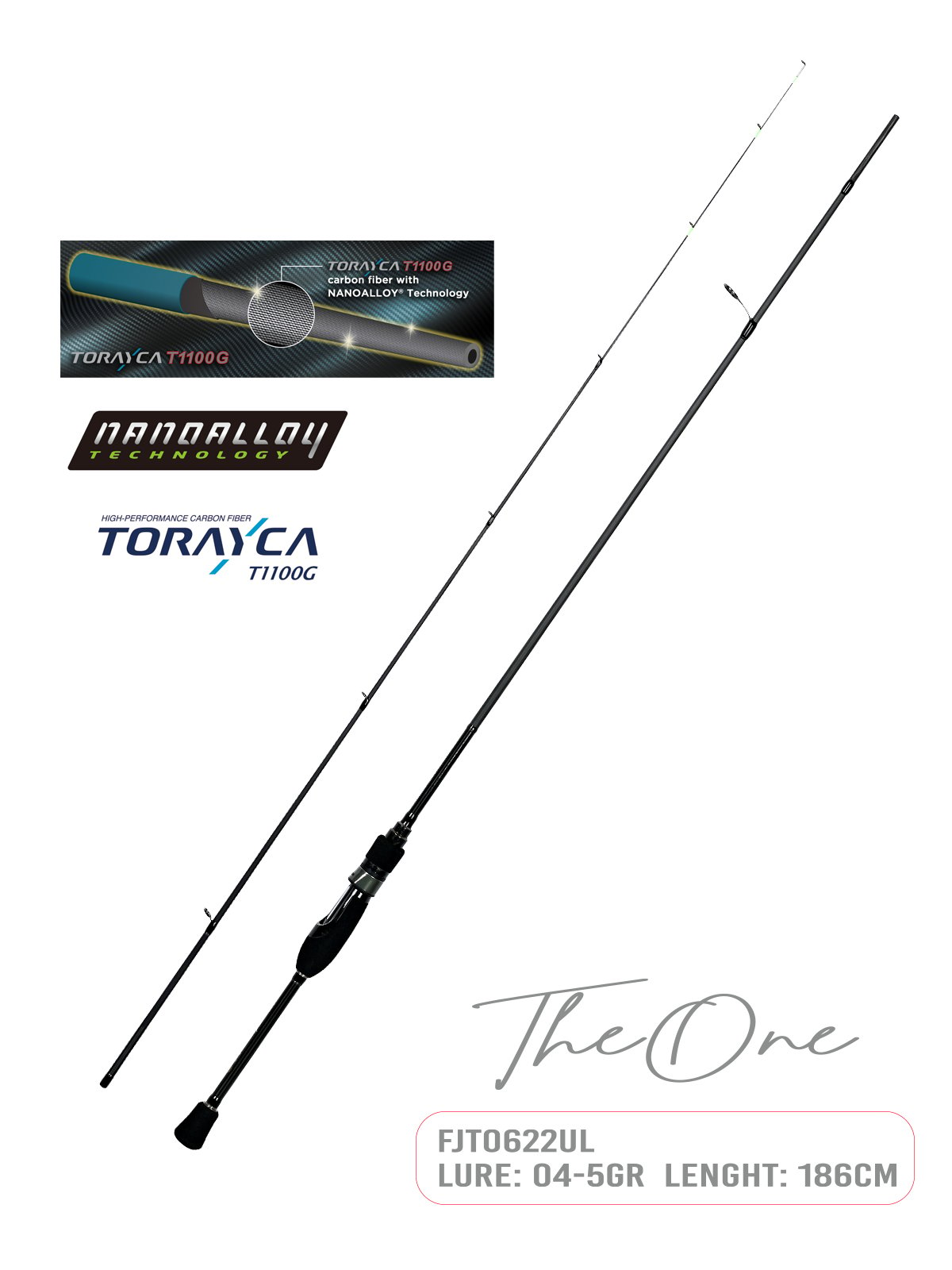 Fujin TheOne 186cm 04-5gr LRF Kamışı 622UL