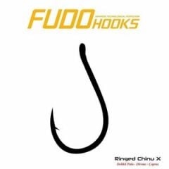 Fudo 6501 Ringed Chinu X Delikli Black Nikel İğne