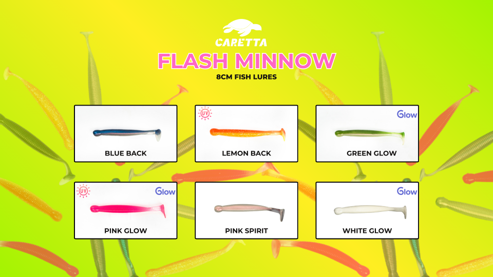 Caretta Flash Minnow 8 Cm Silikon Yem