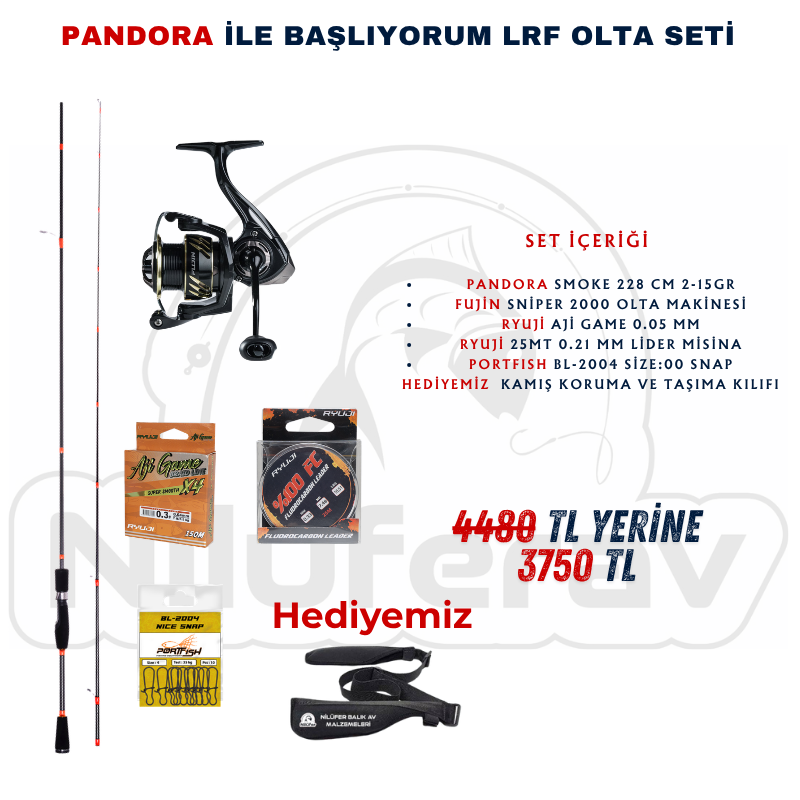 Pandora ile Başlıyorum LRF Olta Seti