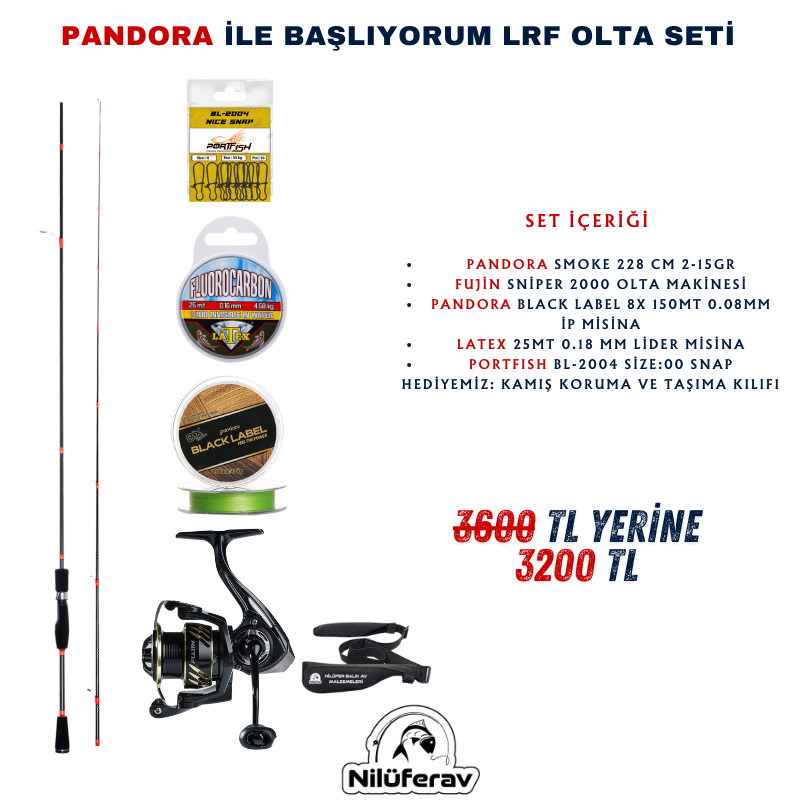 Pandora ile Başlıyorum LRF Olta Seti