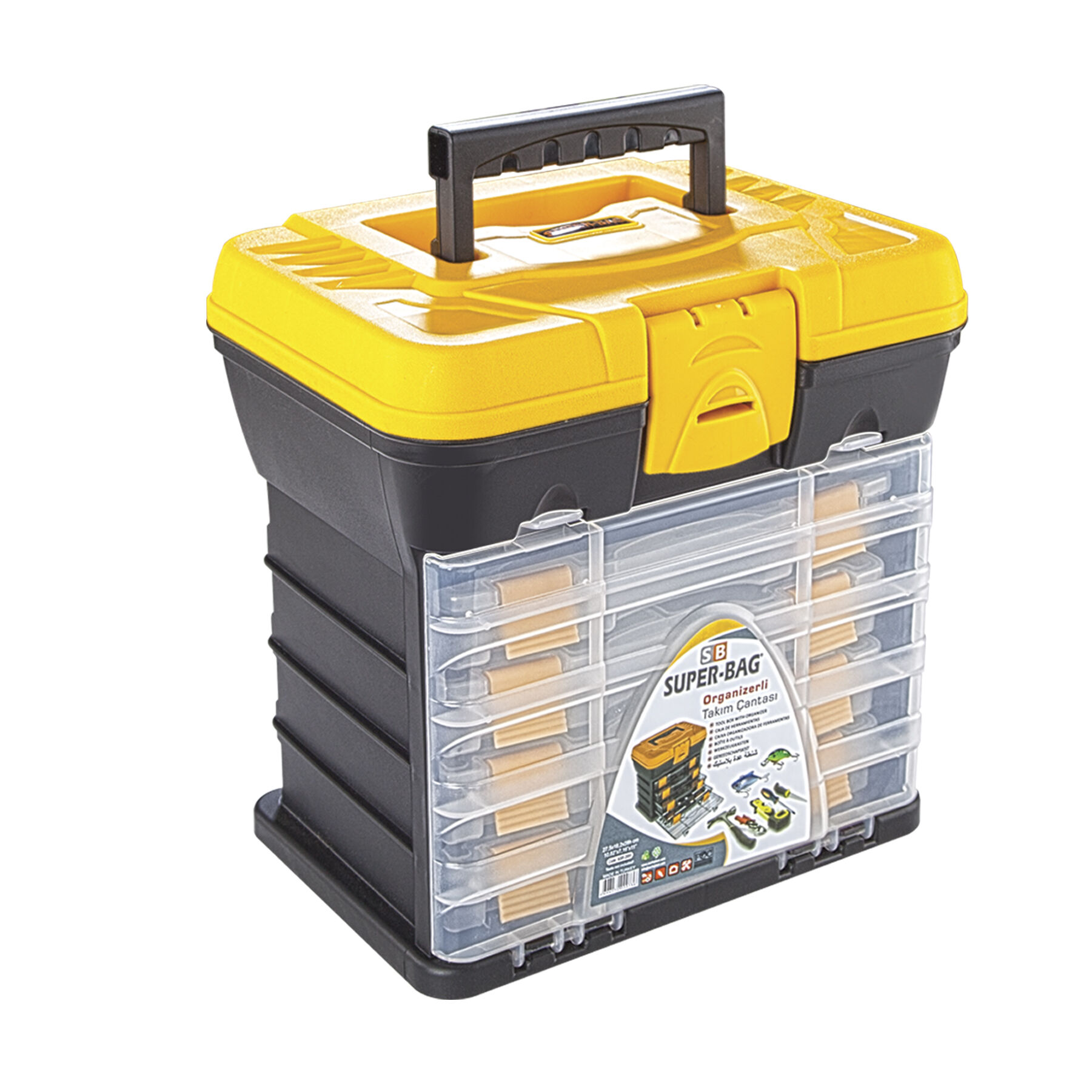 Super Bag Organizerli Hobby Çanta ASR-2089