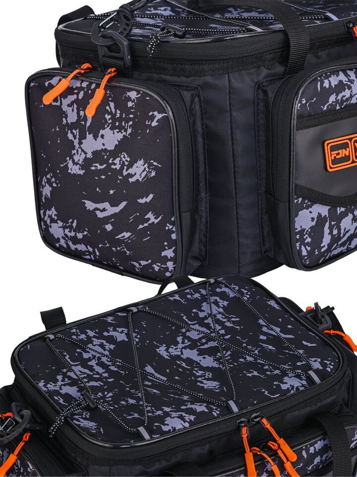 Fujin Black Camo Helper Bag - Balıkçı Çantası