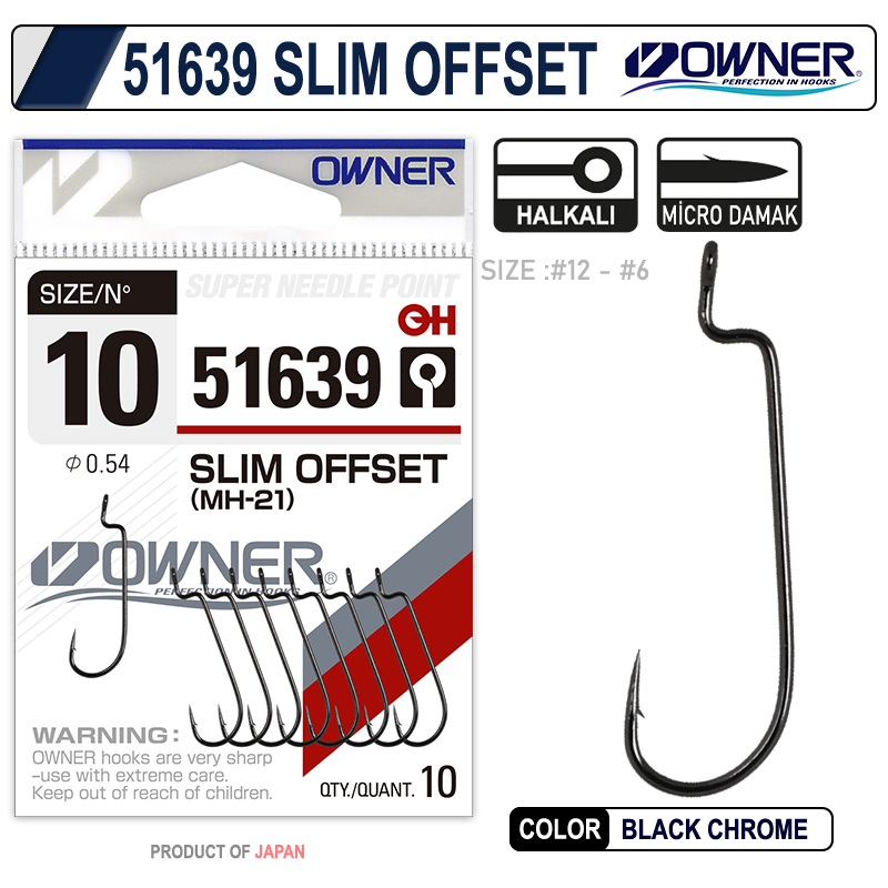 Owner 51639 Slim Offset İğne
