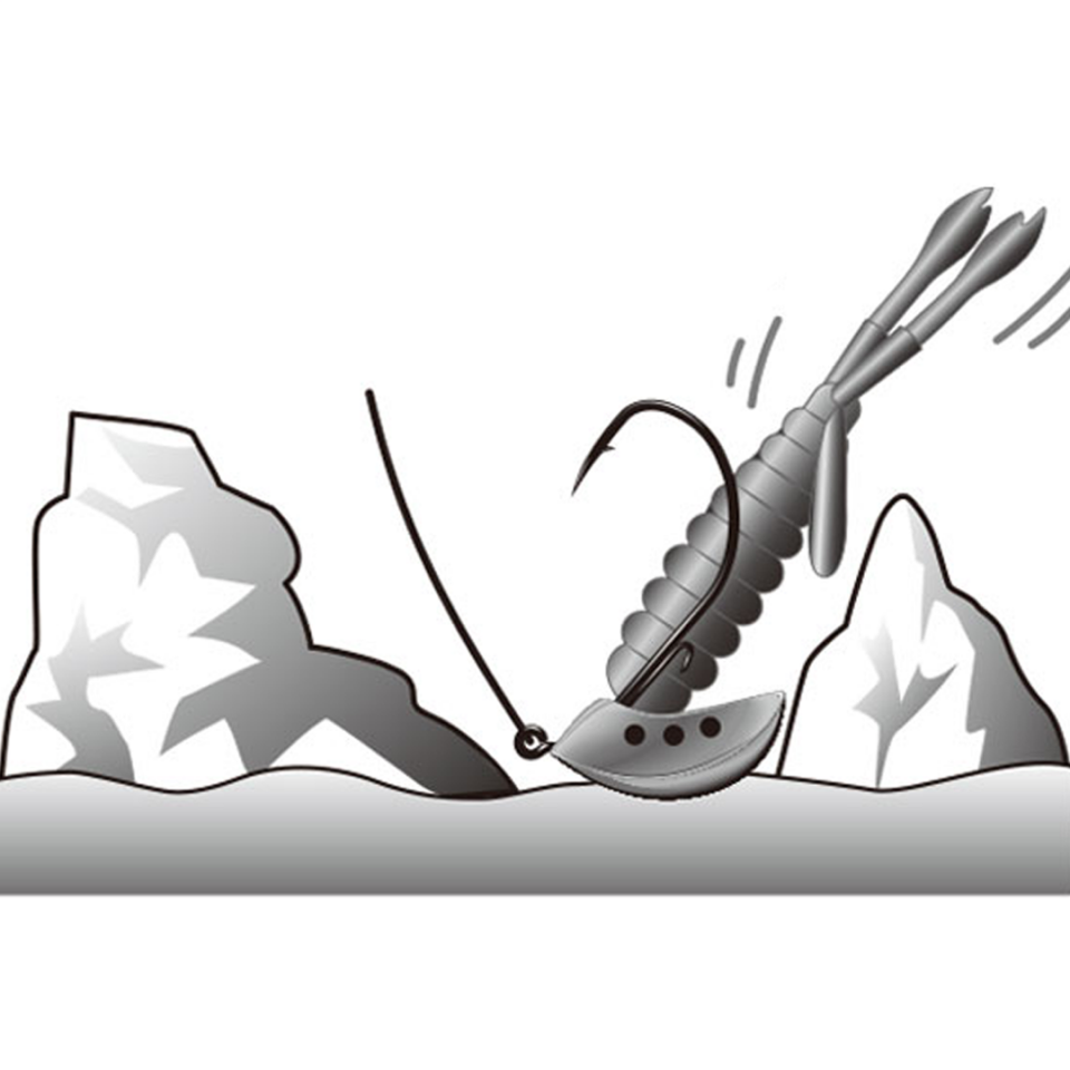 JungleGYM J304 Sleeper Hold Jig Head (3ad)