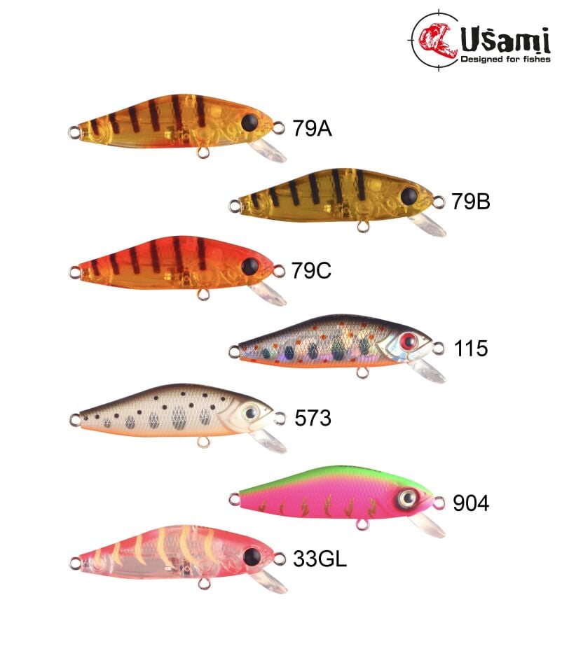 Usami Minn Shad 48F-SR 3.1 gr Maket Balık