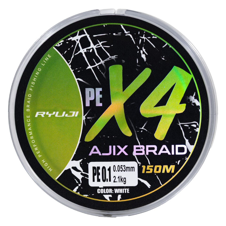 Ryuji Ajix Braid 4X Beyaz 150mt İp Misina