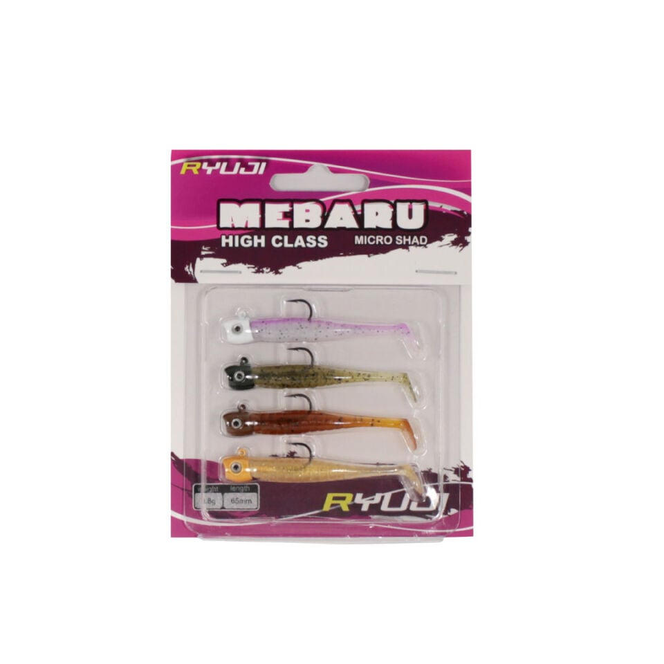 Ryuji Mebaru Shad 65 mm 3.8 gr Natural Mix
