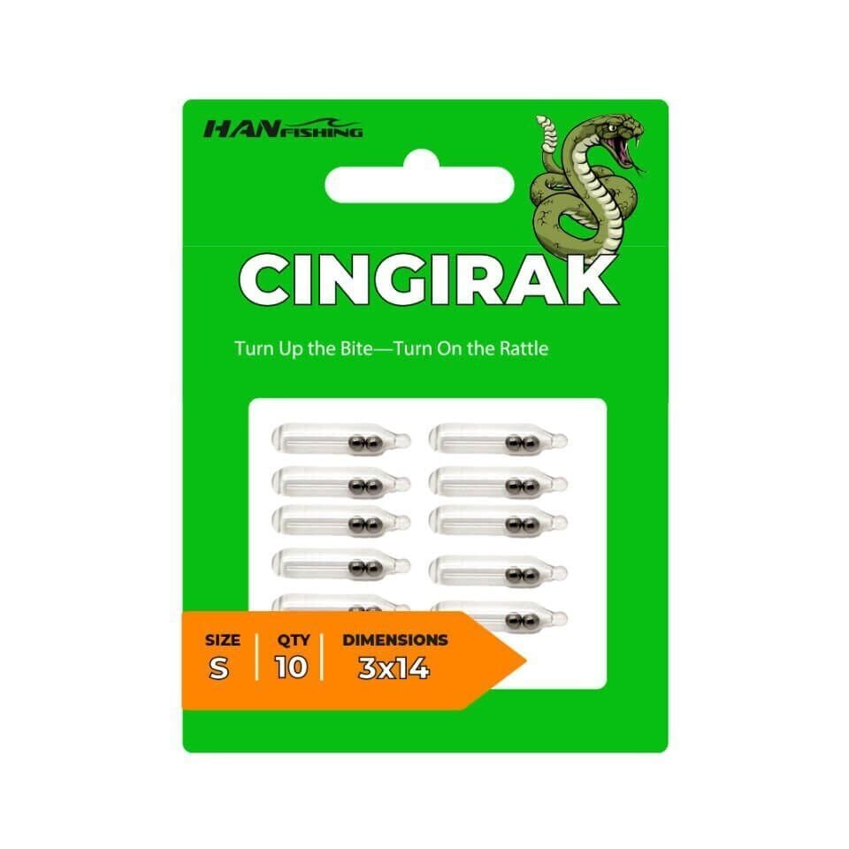 Hanfish Çıngırak Silikon Ses Tüpü