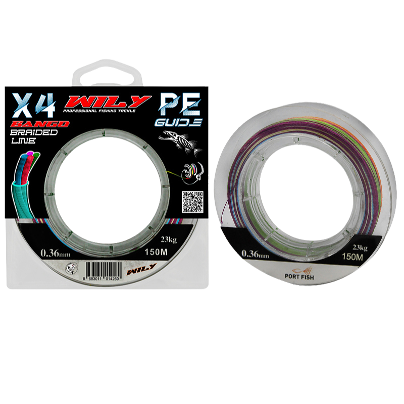 Wily Bango 4 Kat İp Misina 150 mt Ebruli