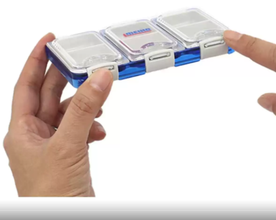 Meiho WP-3 Su Geçirmez Klips Kutusu - Mavi