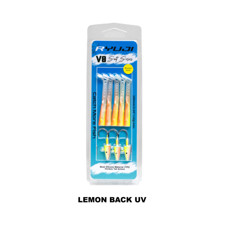 Ryuji V8 Silikon 10 cm 10 gr Silikon Yem