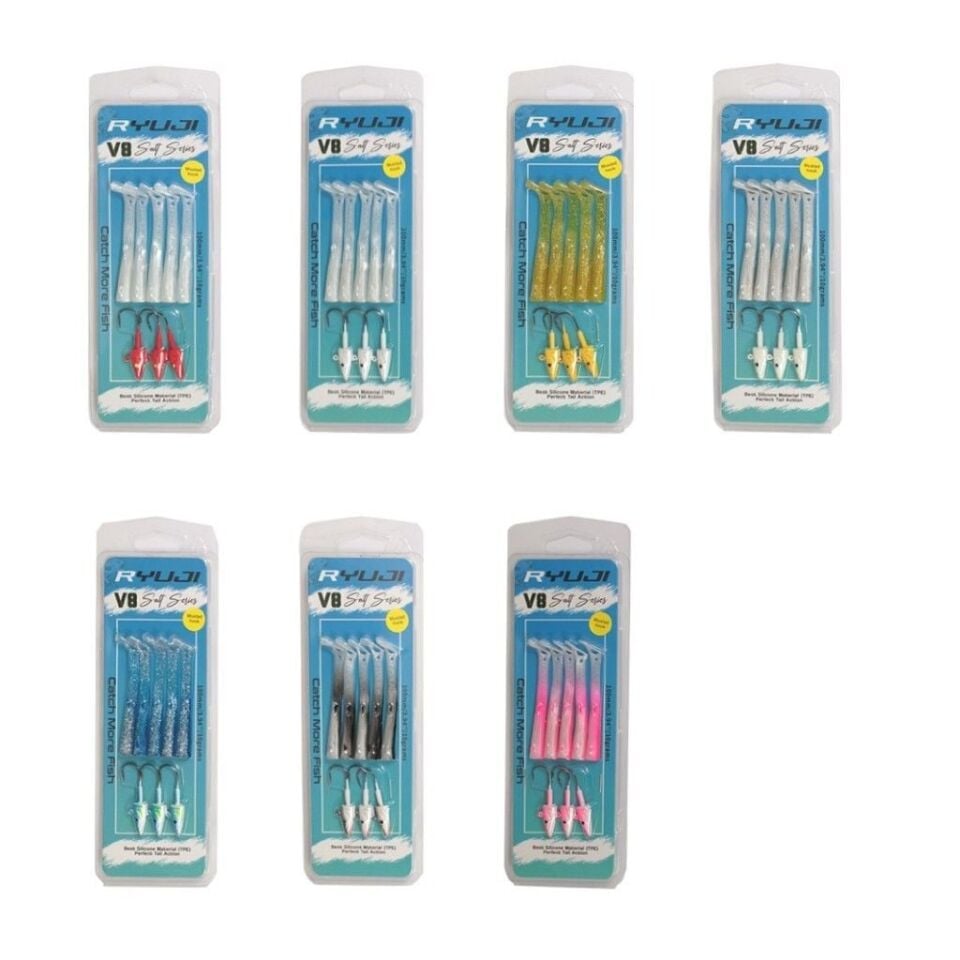 Ryuji V8 Silikon 10 cm 10 gr Silikon Yem