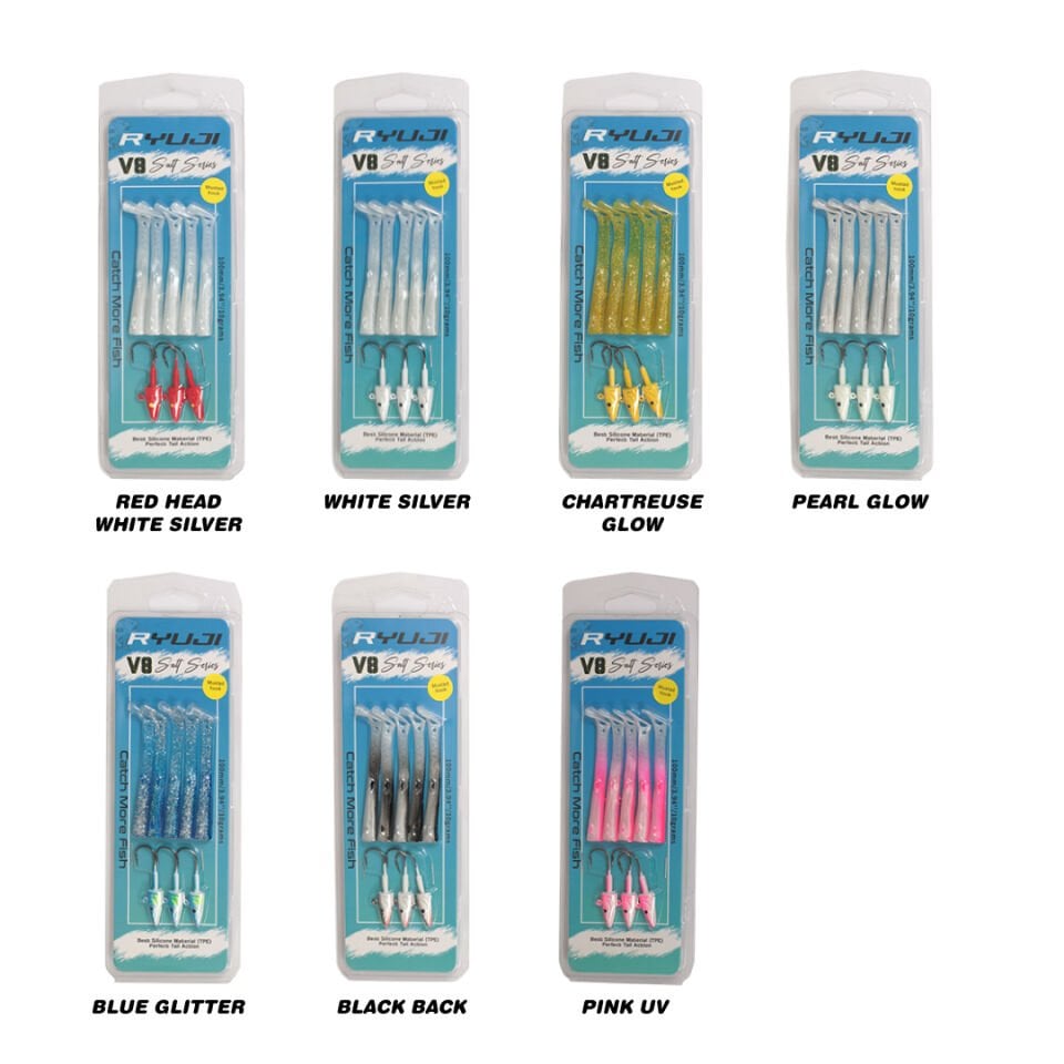 Ryuji V8 Silikon 10 cm 10 gr Silikon Yem