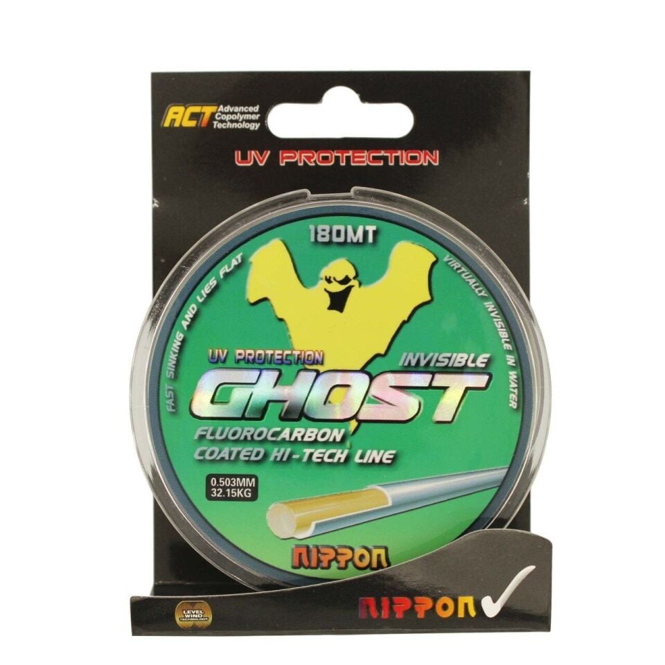 Nippon Ghost 180 mt FluoroCarbon Misina