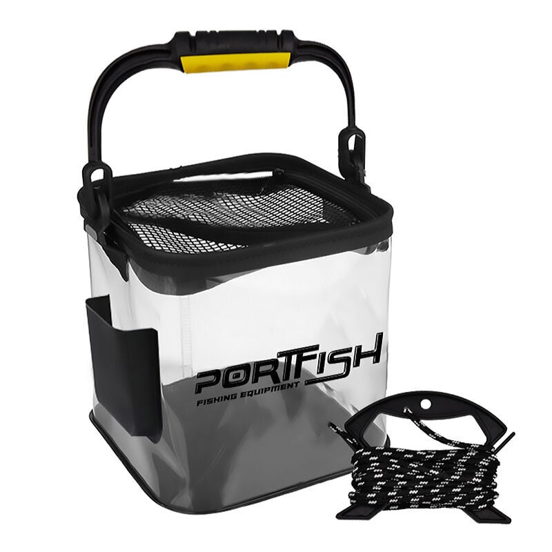 Portfish Şeffaf 20*20 cm Kova