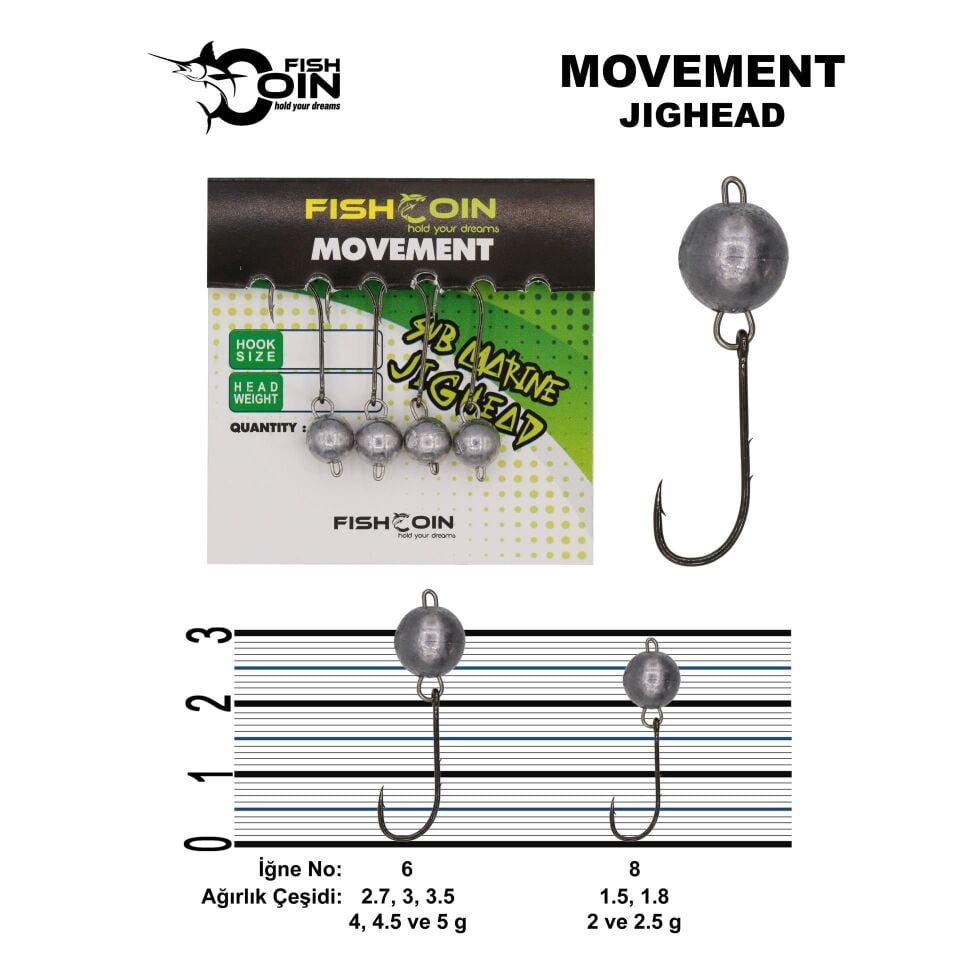 Fishcoin Movement Jighead