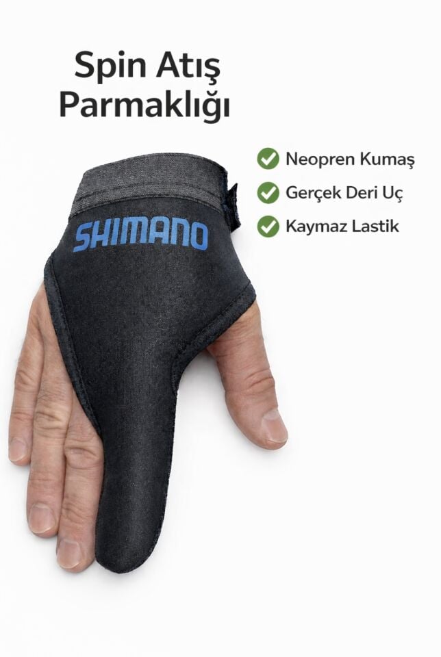Shimano Neopren-Deri Atış Parmaklığı
