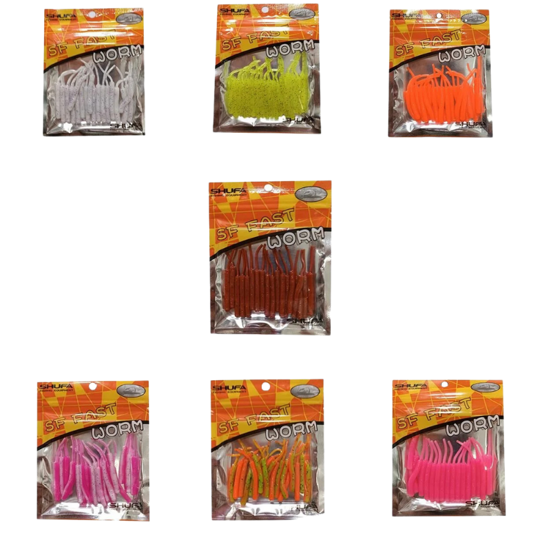 Shufa Fast Worm 5.2cm Lrf Silikon Yem