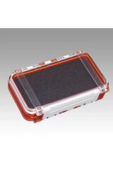 Meiho Bousui Case WG-2 Su Geçirmez Lrf Kutusu İki Tarafı Evalı - Çift Taraflı Balıkçılık Malzeme Kutusu Turuncu