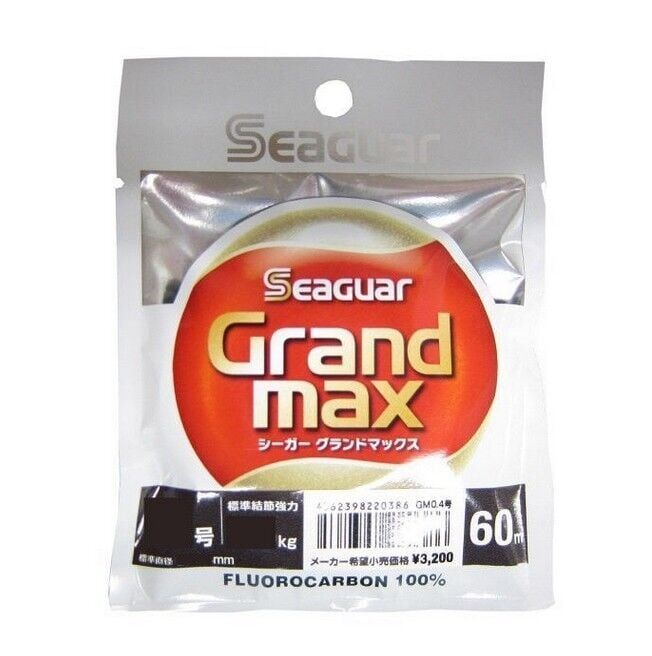 Seaguar Grandmax HARD %100 Fluoro Carbon Misina 60 Metre