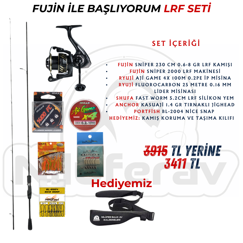 Fujin ile Başlıyorum Lrf Olta Seti