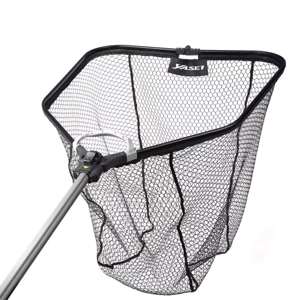 Shimano Yasei Foldable Rubber Net Medium Kauçuk Balık Kepçesi