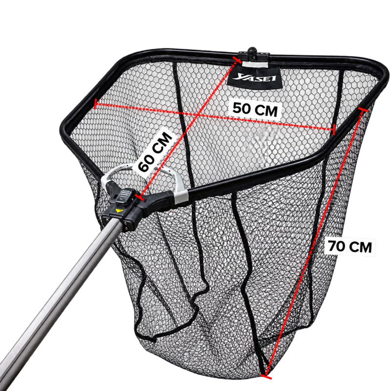 Shimano Yasei Foldable Rubber Net Medium Kauçuk Balık Kepçesi