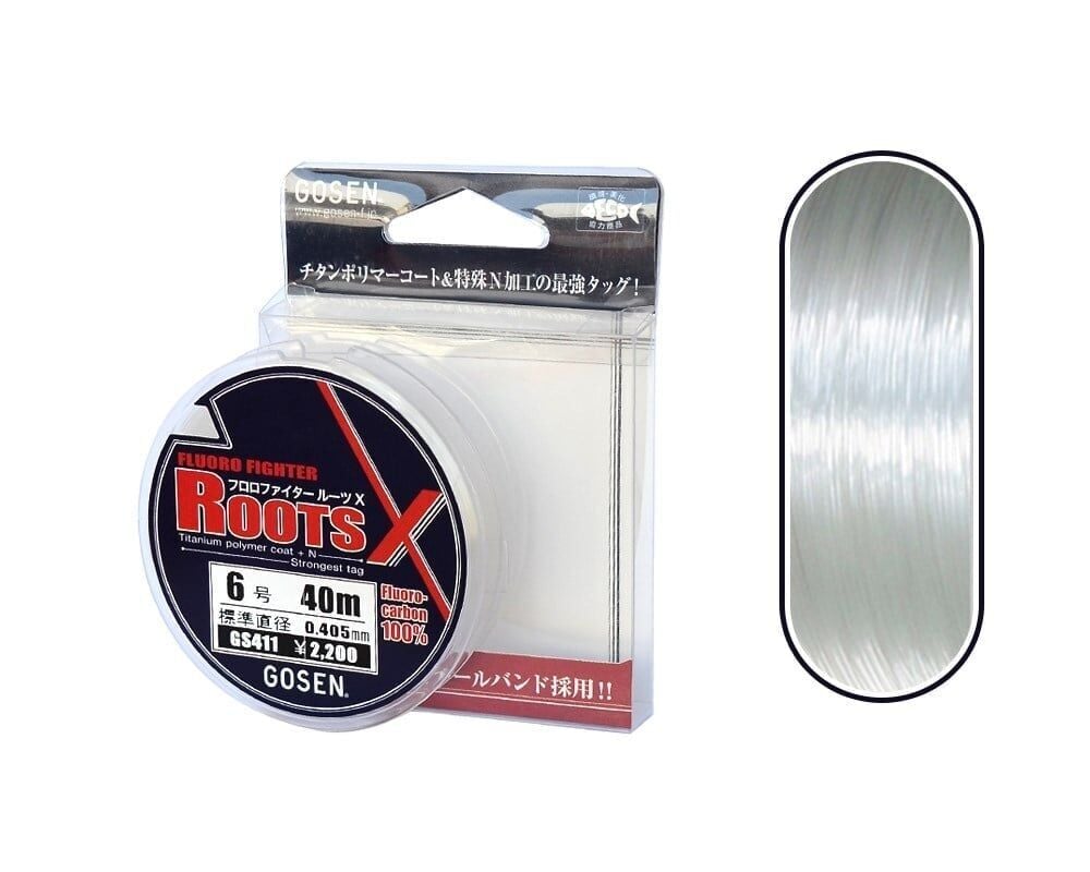 Gosen Fluoro Fighter Roots %100 F.C Misina 40m 0.37mm