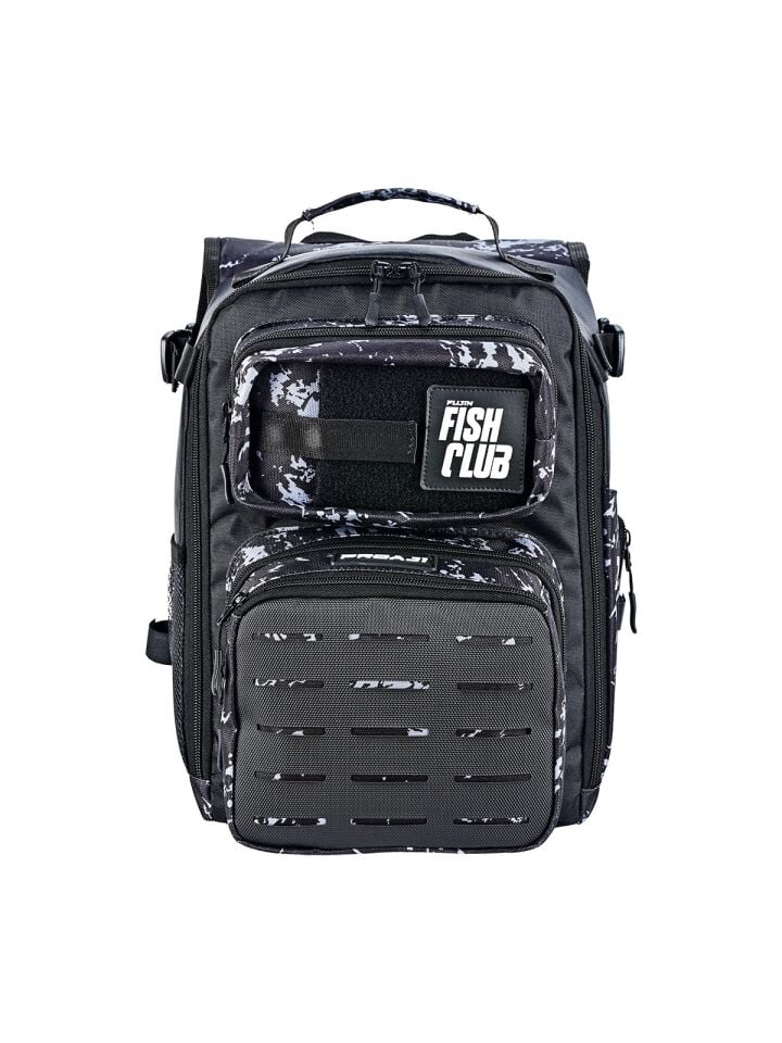 Fujin ProAji Back Pack Black Camo Balıkçı Sırt Çantası