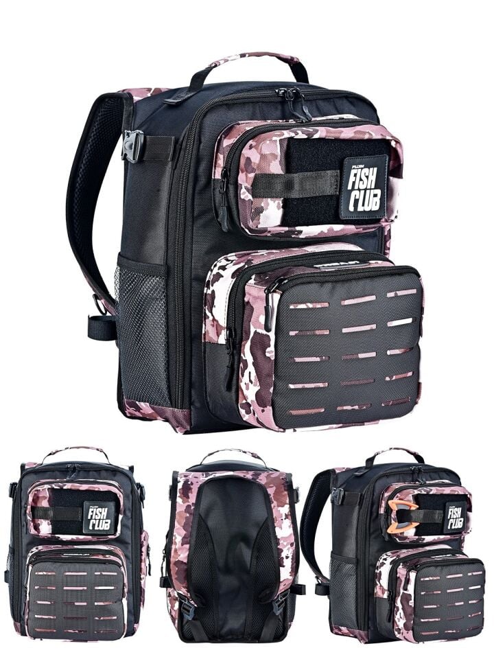 Fujin ProAji Back Pack Brown Camo Balıkçı Sırt Çantası