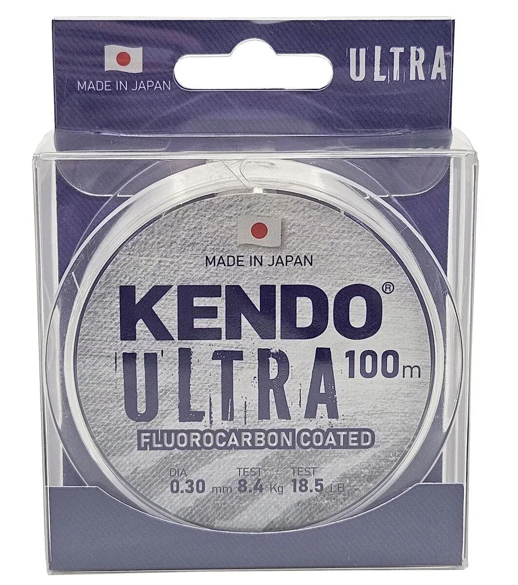 Kendo Ultra Fluorocarbon Coated 100 Metre White Misina