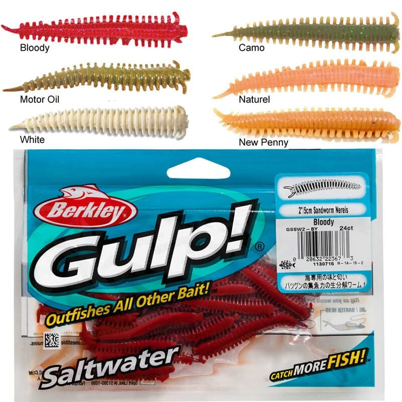 Berkley Gulp Saltwater Sandworm Sahte Kurt