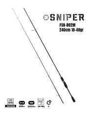 Fujin Sniper 240cm 10-40gr Spin Kamış FSN-802M