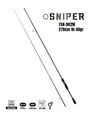 Fujin Sniper 270cm 10-40gr Spin Kamış FSN-902M