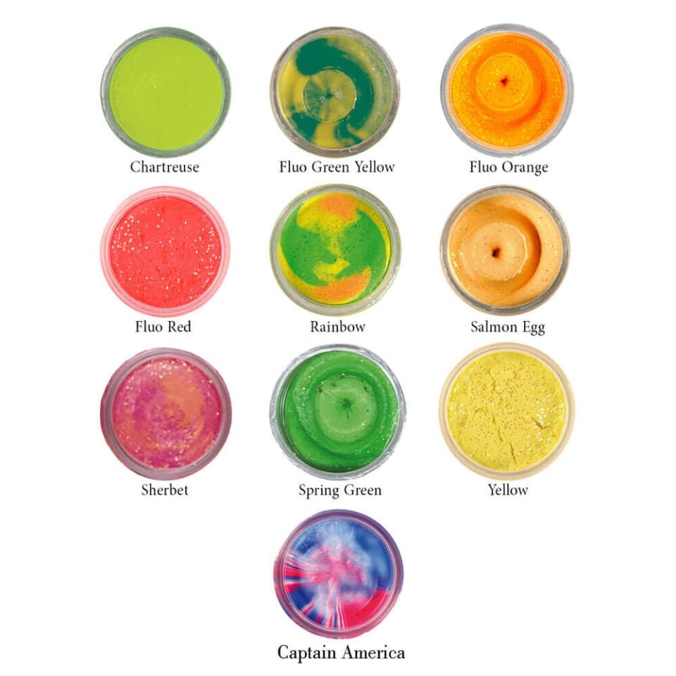 Berkley Powerbait Natural Glitter Trout Bait Garlic Sahte Yemi