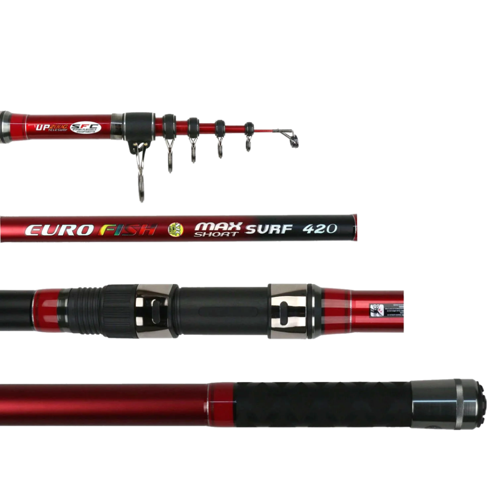Eurofish Max Surf Short 390 cm 100-200 gr Surf Kamışı