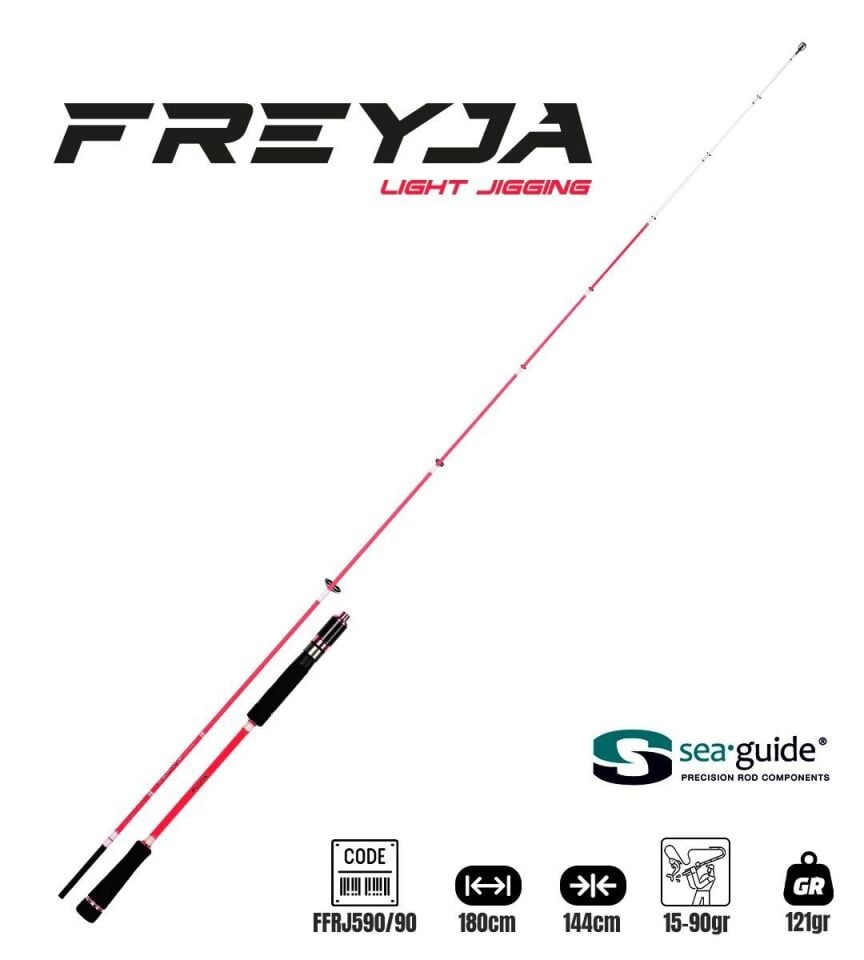 Fujin Freyja Light Jigging 180cm 15-90gr Jig Kamış