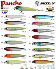 Wily Pancho 10 cm 14.5 gr Su Üstü Maket Balık