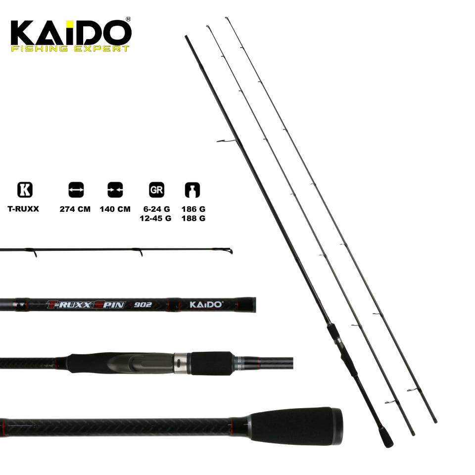 T-Ruxx Spin Kamışı 270 Cm (6-24/12-45gr) 2Uç