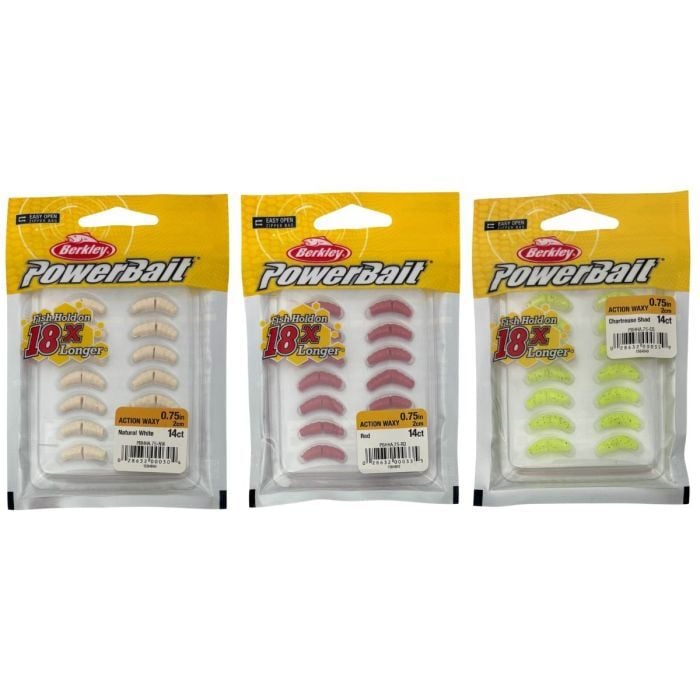 Berkley PowerBait Action Waxies 2cm 14lü Natural