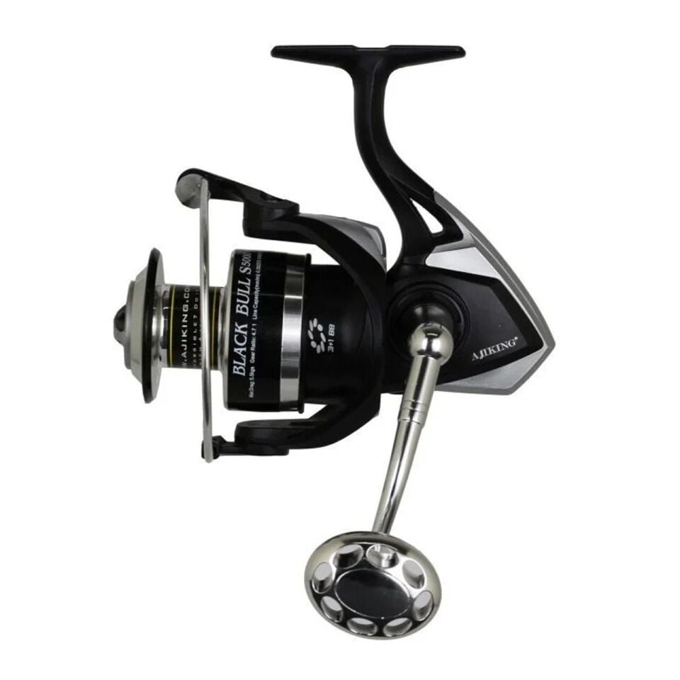 AJIKING Black Bull S Black 3+1BB Olta Makinesi 3000