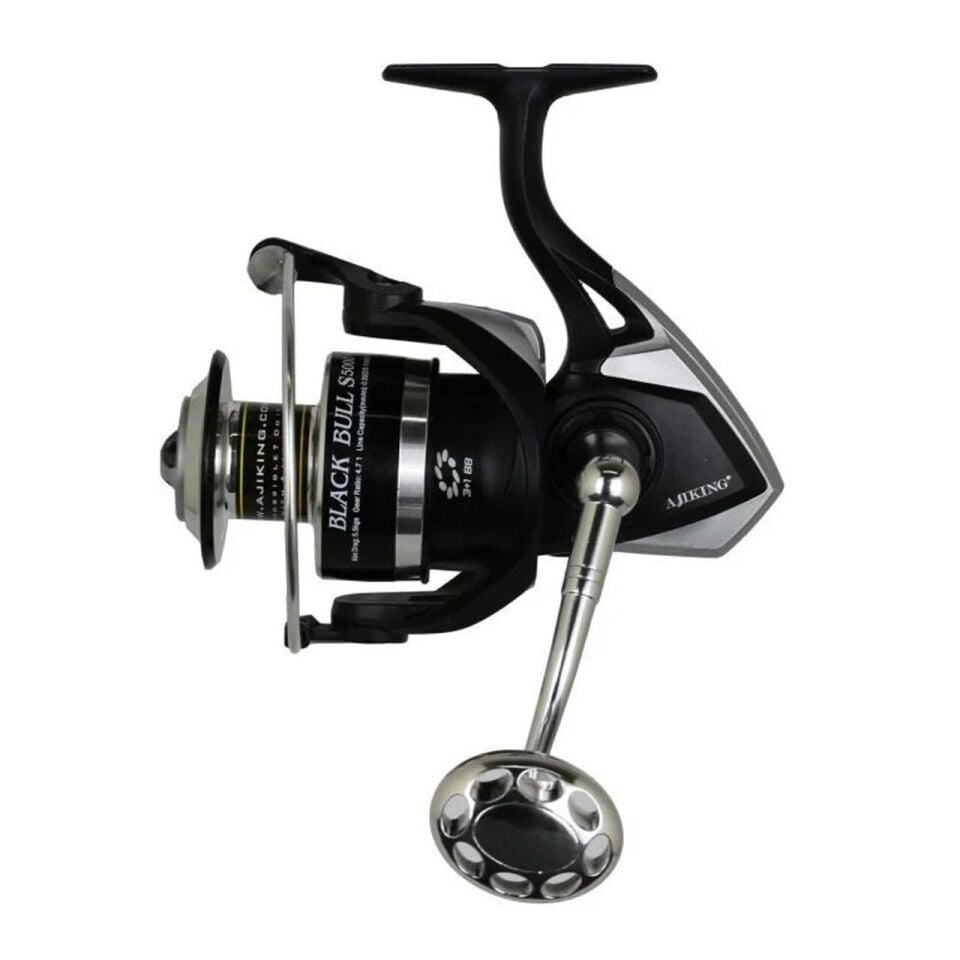 AJIKING Black Bull S Black 3+1BB Olta Makinesi 4000