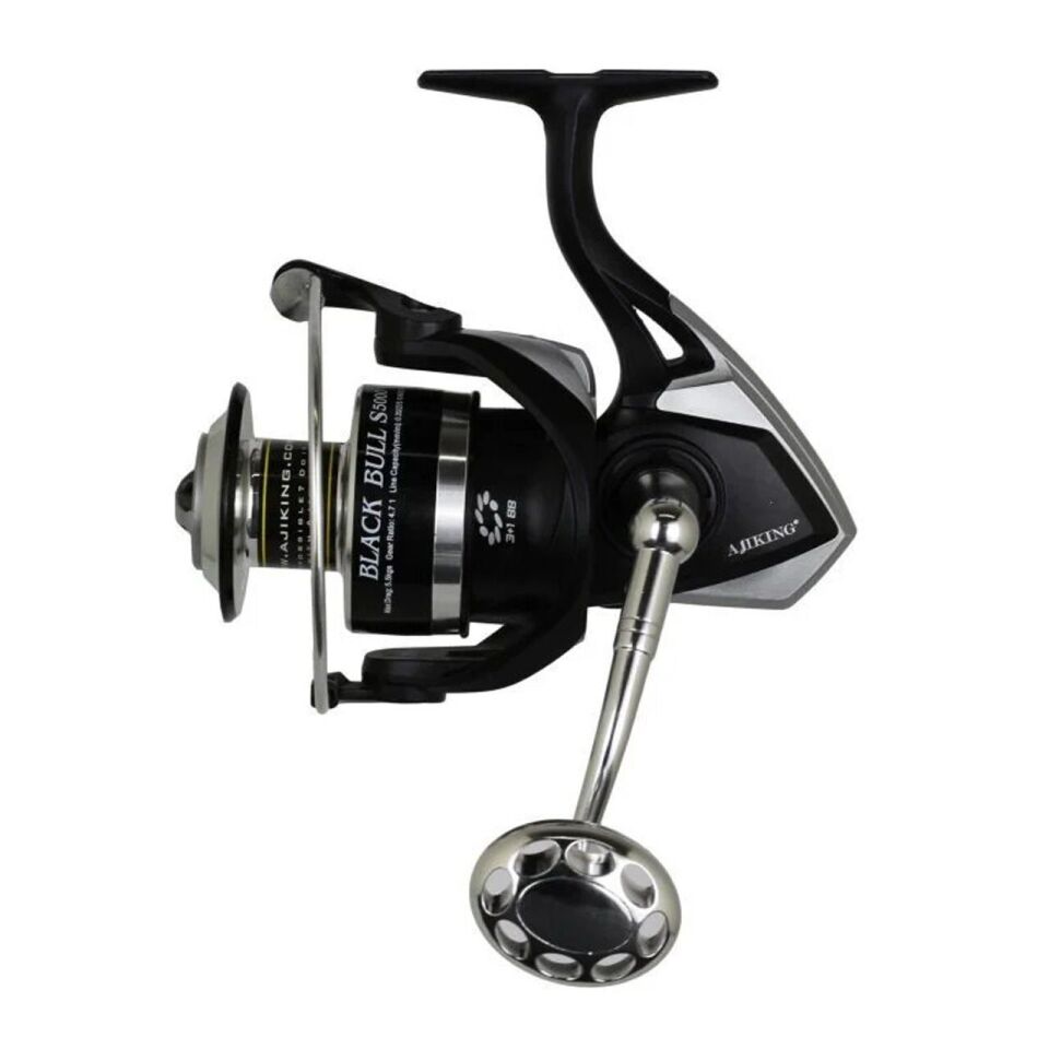 AJIKING Black Bull S Black 3+1BB Olta Makinesi 4000
