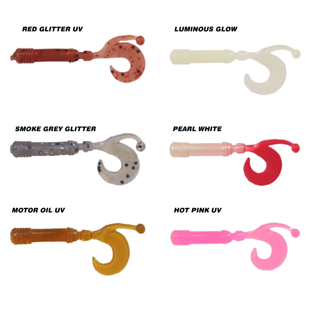 Ryuji Baby Curltail 4.3 cm Kokulu LRF Silikonu