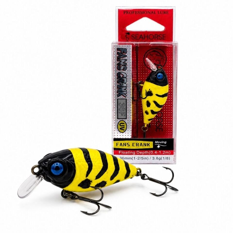 Sea horse Fans Cranck 3.6 cm 3.8 gr Arı Maket Yem